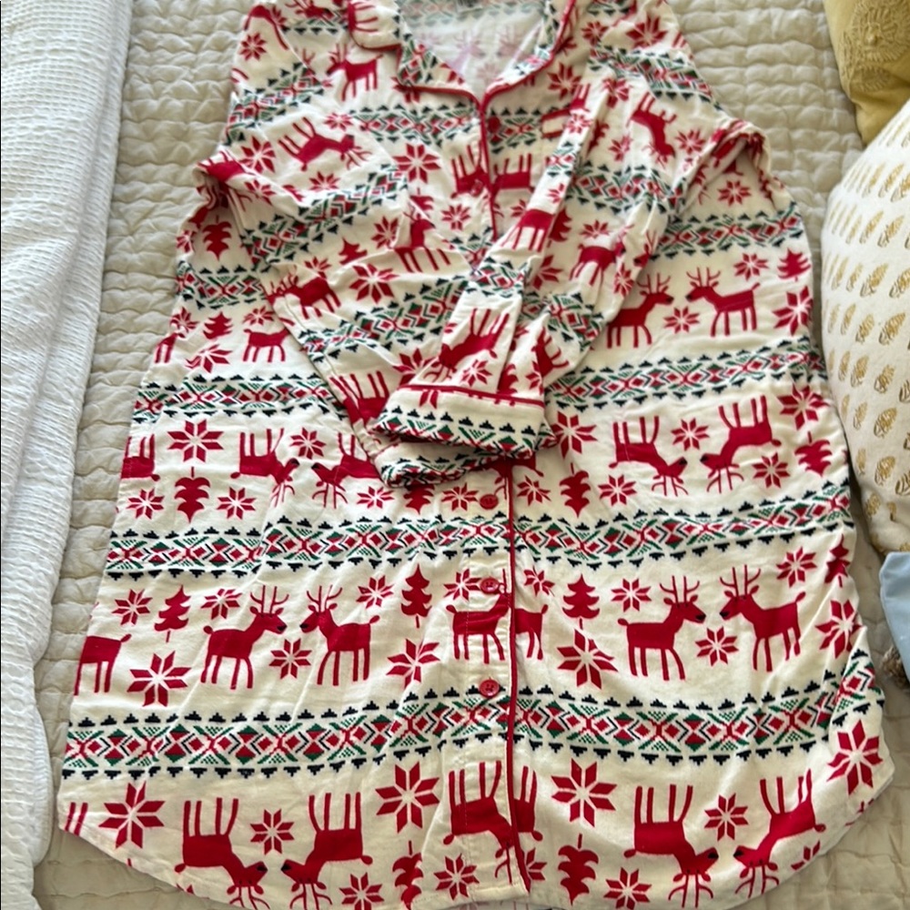 Hanna Andersson Flannel Gown adult M